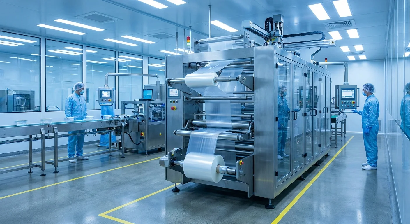 EVOH film manufacturing — multilayer co-extrusion line
