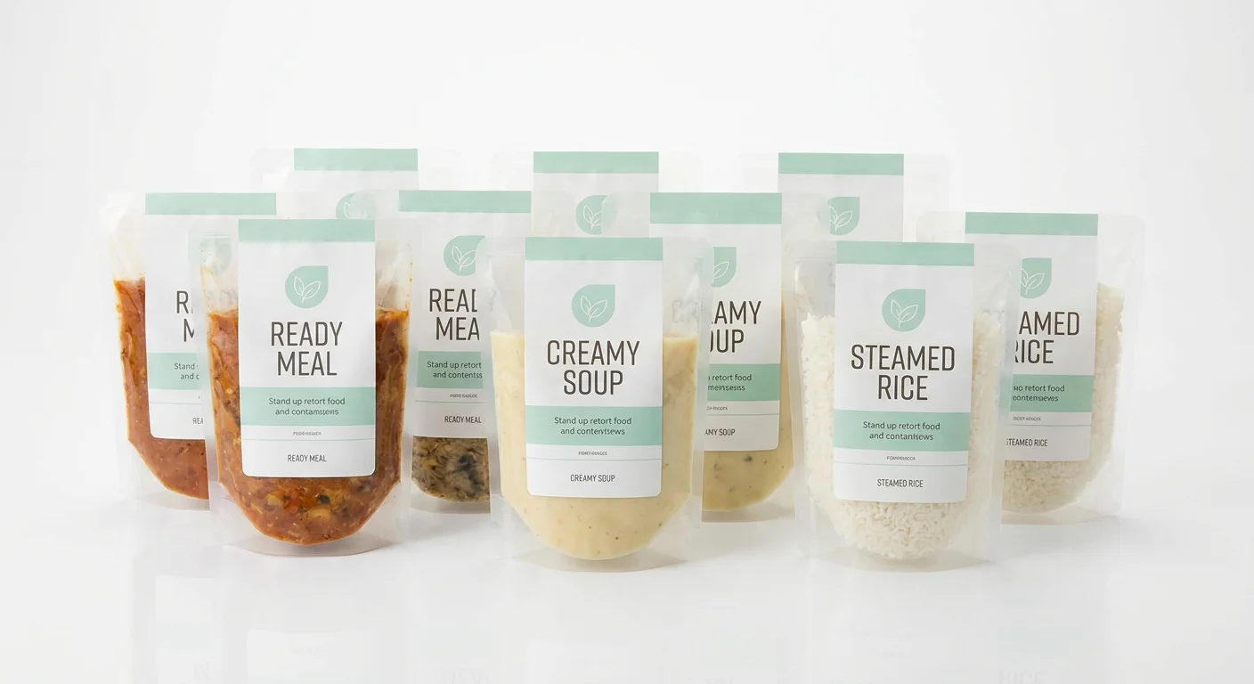 Retort food packaging — ready meals in EVOH pouches